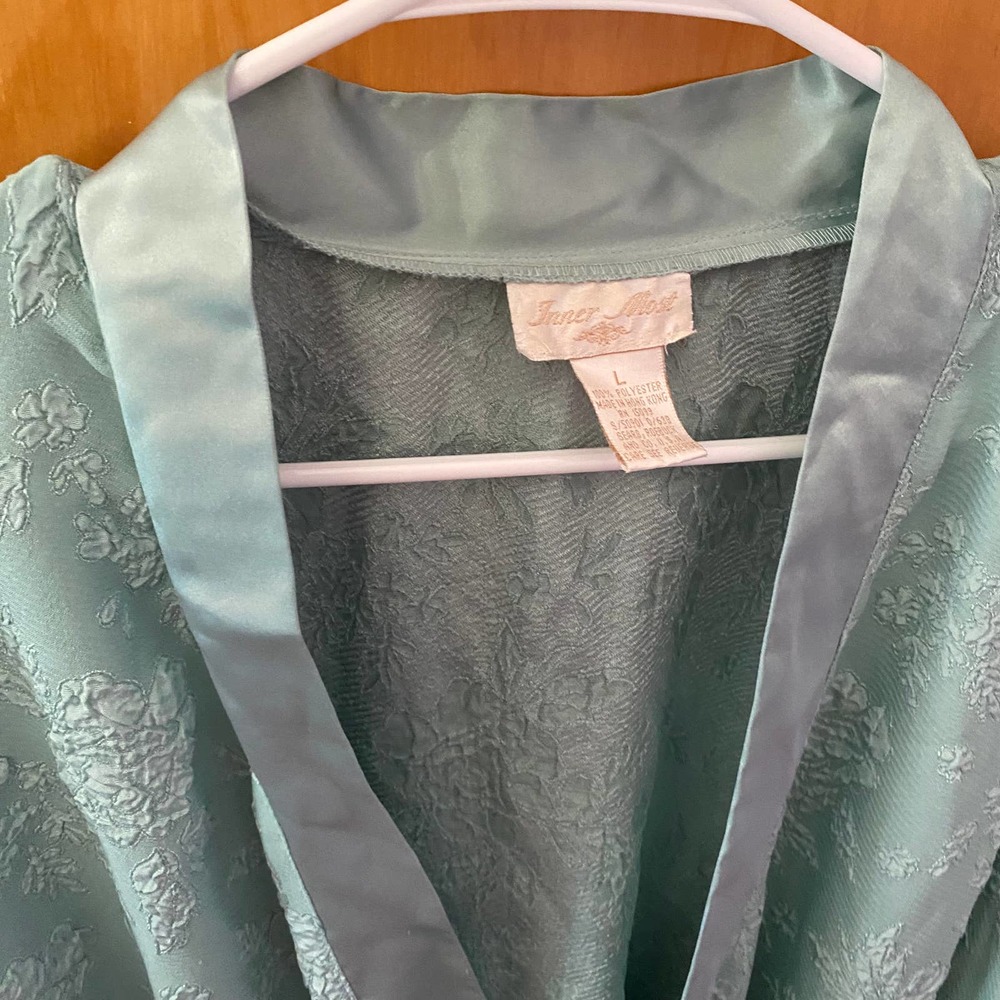 American Vintage Teal Robe - Picture 2 of 4